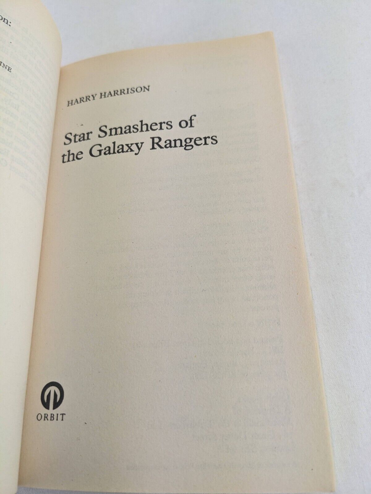 star smashers of the Galaxy rangers by Harry Harrison 1992