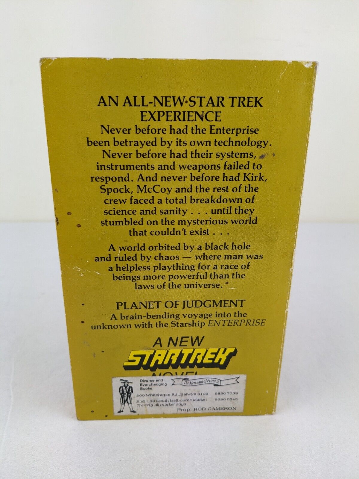 Planet judgement by Joe Haldeman 1977 Startrek corgi book