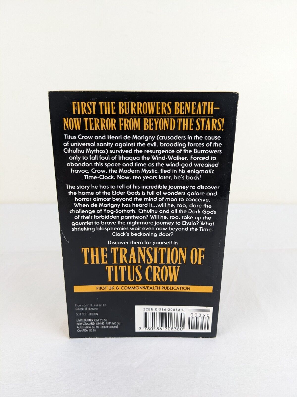 The transition of titus crow by Brian Lumley 1991 Titus Crow - Cthulhu Mythos