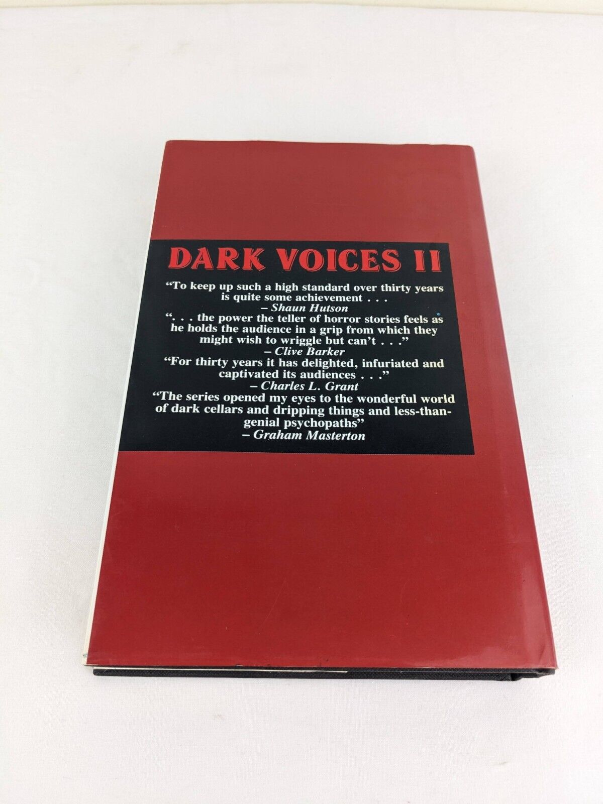 Dark Voices II edited by David Sutton & Stephen Jones 1991 Hardcover Horror