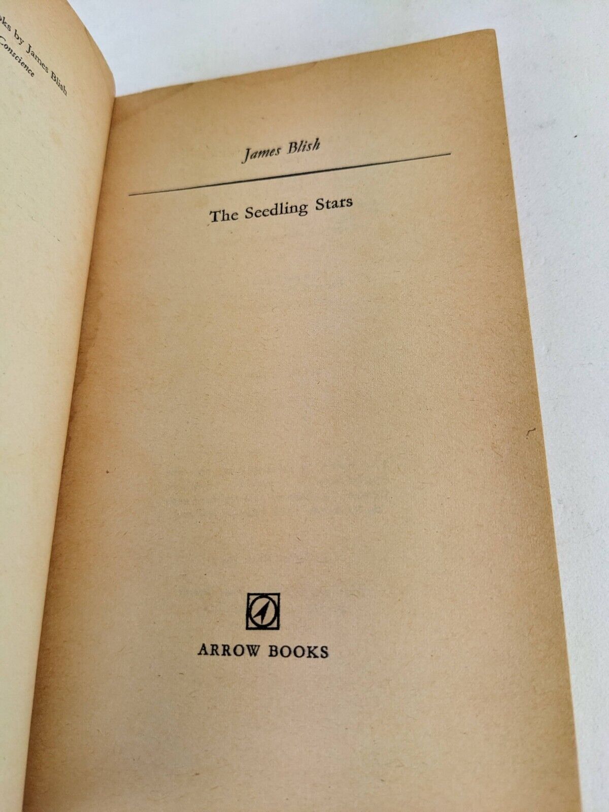 A case of Conscience & The seedling stars by James Blish 1972 Arrow books