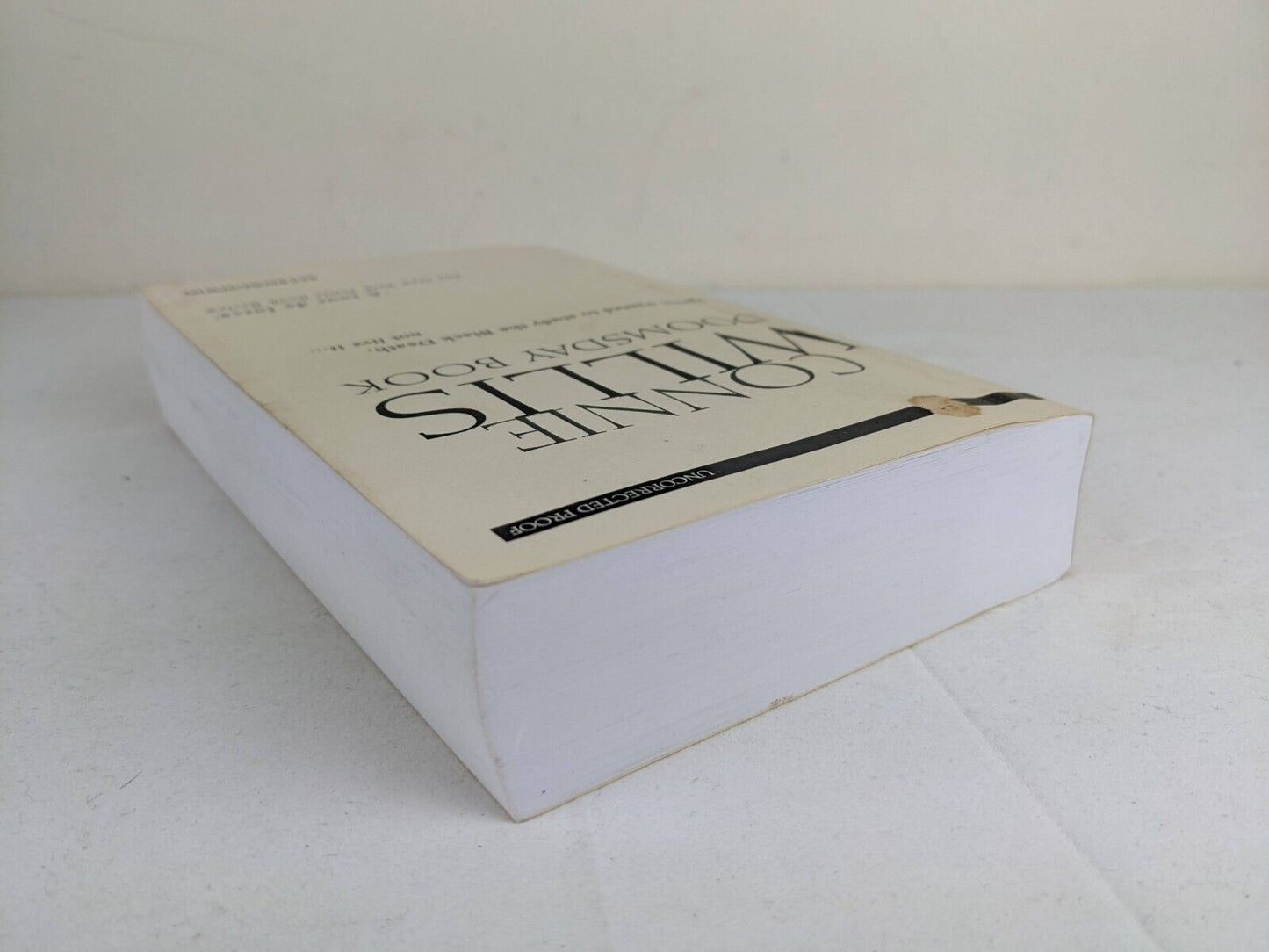 Doomsday book by Connie Willis Uncorrected Proof 2005