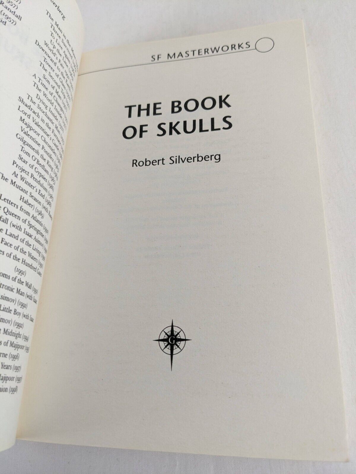 The book of skulls by Robert Silverberg 2004 SF Masterworks