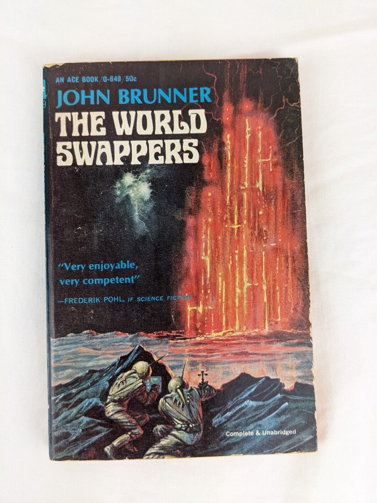 The world swappers by John Brunner 1959 Ace books