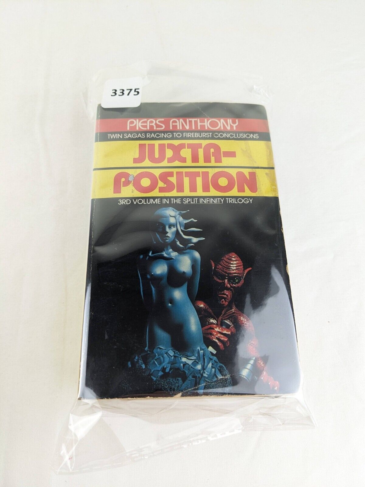 Blue Adept & Juxtaposition by Piers Anthony 1989 Split Infinity