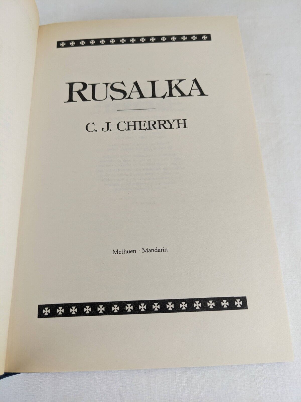 Rusalka by C.J. Cherryh 1990 Hardcover UK First Edition - Russian Stories