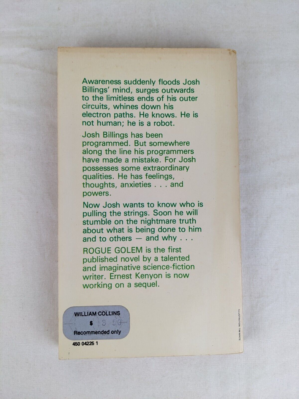 Rogue Golem by Ernest M. Kenyon 1979