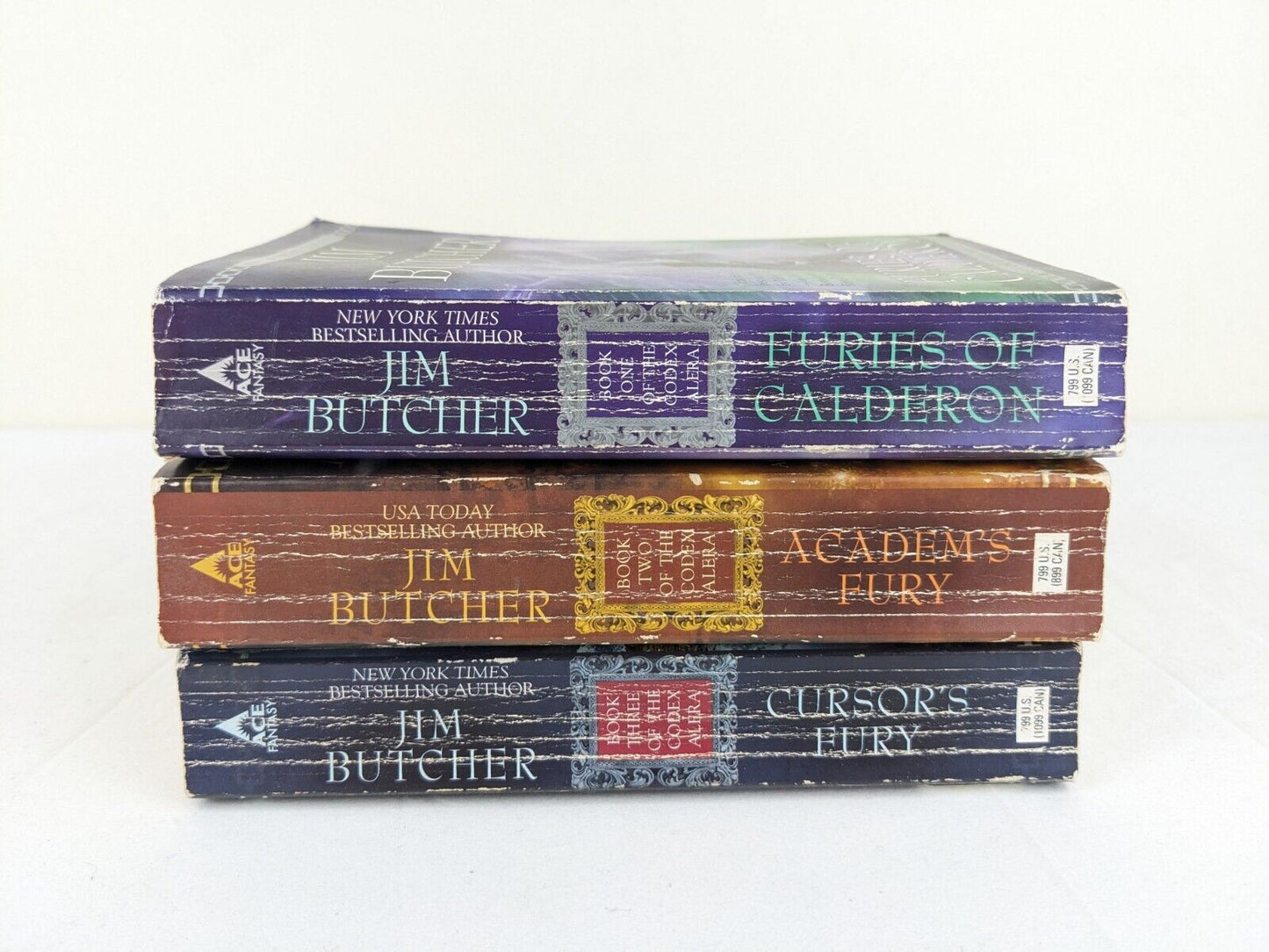 Codex Alera 1-3 by Jim Butcher 2005 Furies of Calderon, Academ's fury & Cursor