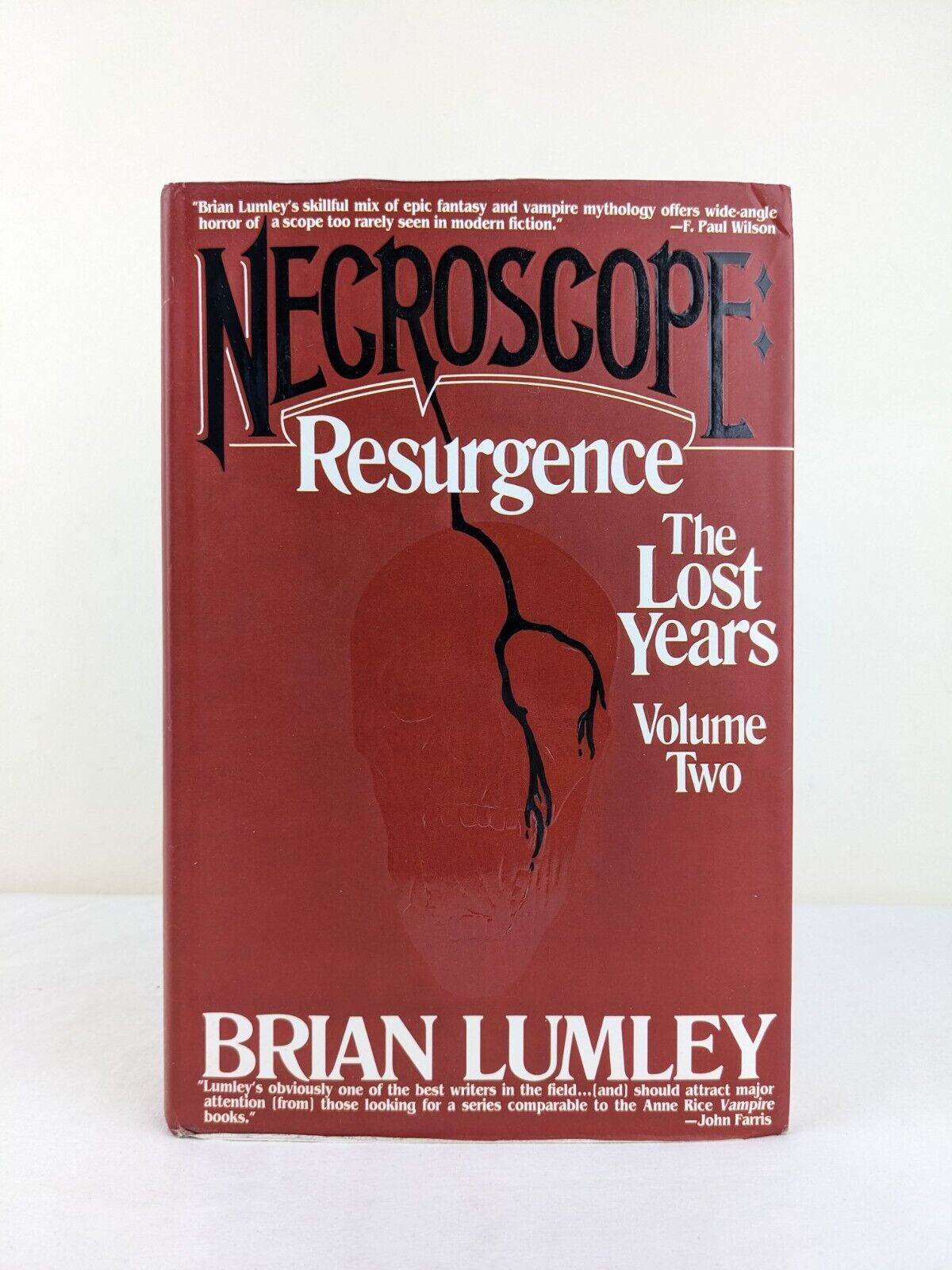 Resurgence Lost years by Brian Lumley 1996 Hardcover First Edition Necroscope