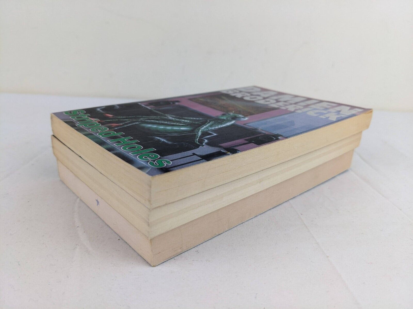 Damien Broderick x 3 - Striped Holes, Judas Mandala, Dark between stars 1988