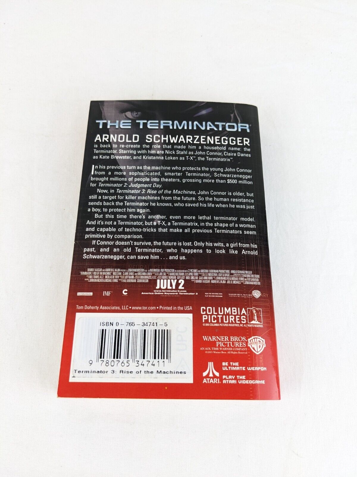 Terminator 3: Rise of the machines by David Hagberg Movie Novelization 2003