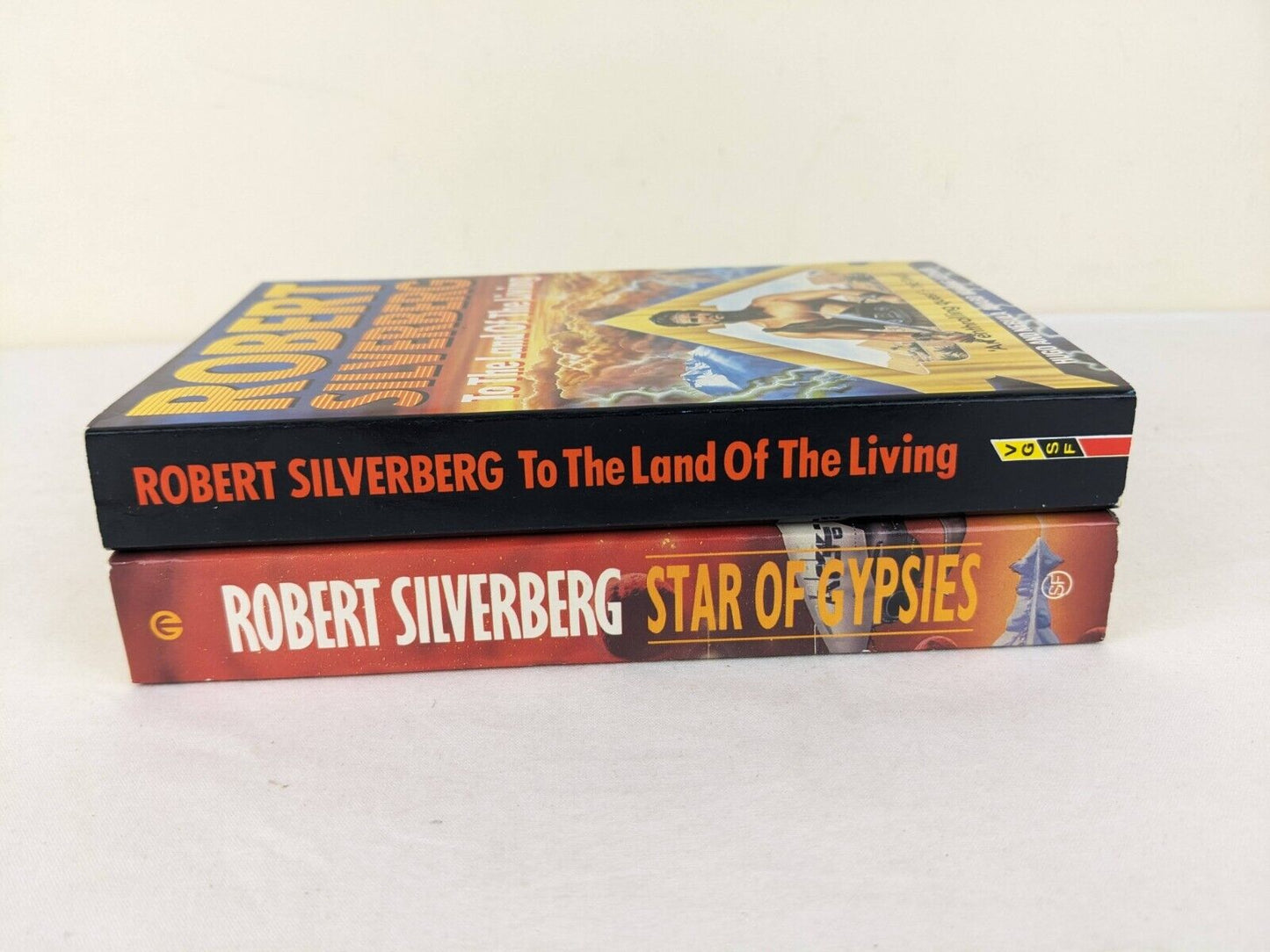 Robert Silverberg x 2 - Land of the living 1990 & Star of Gypsies 1987