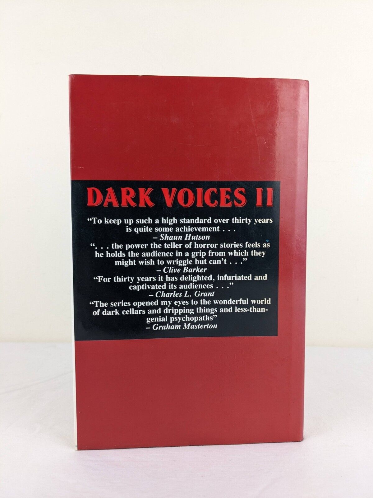 Dark Voices II edited by David Sutton & Stephen Jones 1991 Hardcover Horror