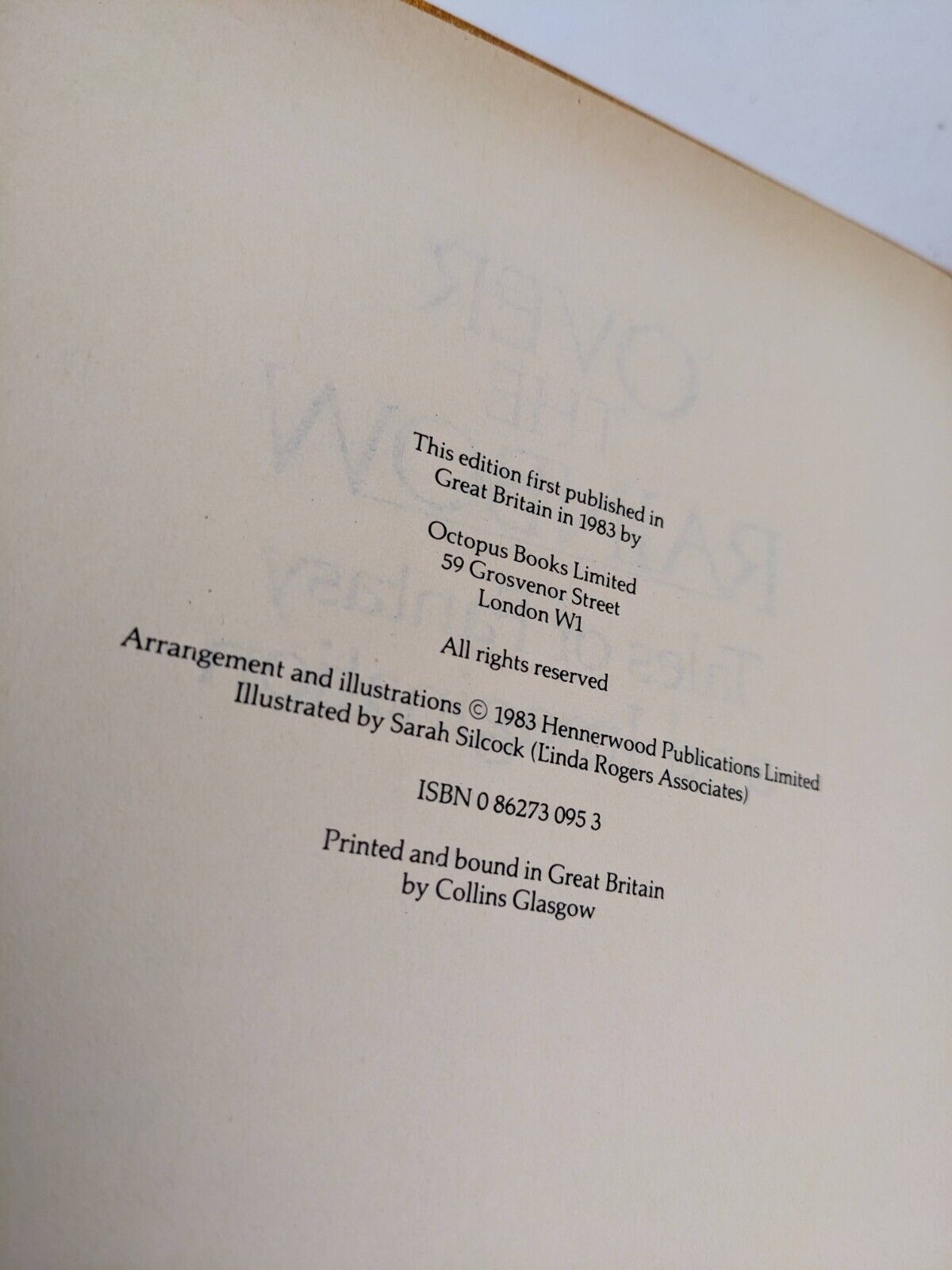 Over the Rainbow - Tales of Fantasy & Imagination Pictorial Board 1983 Hardcover