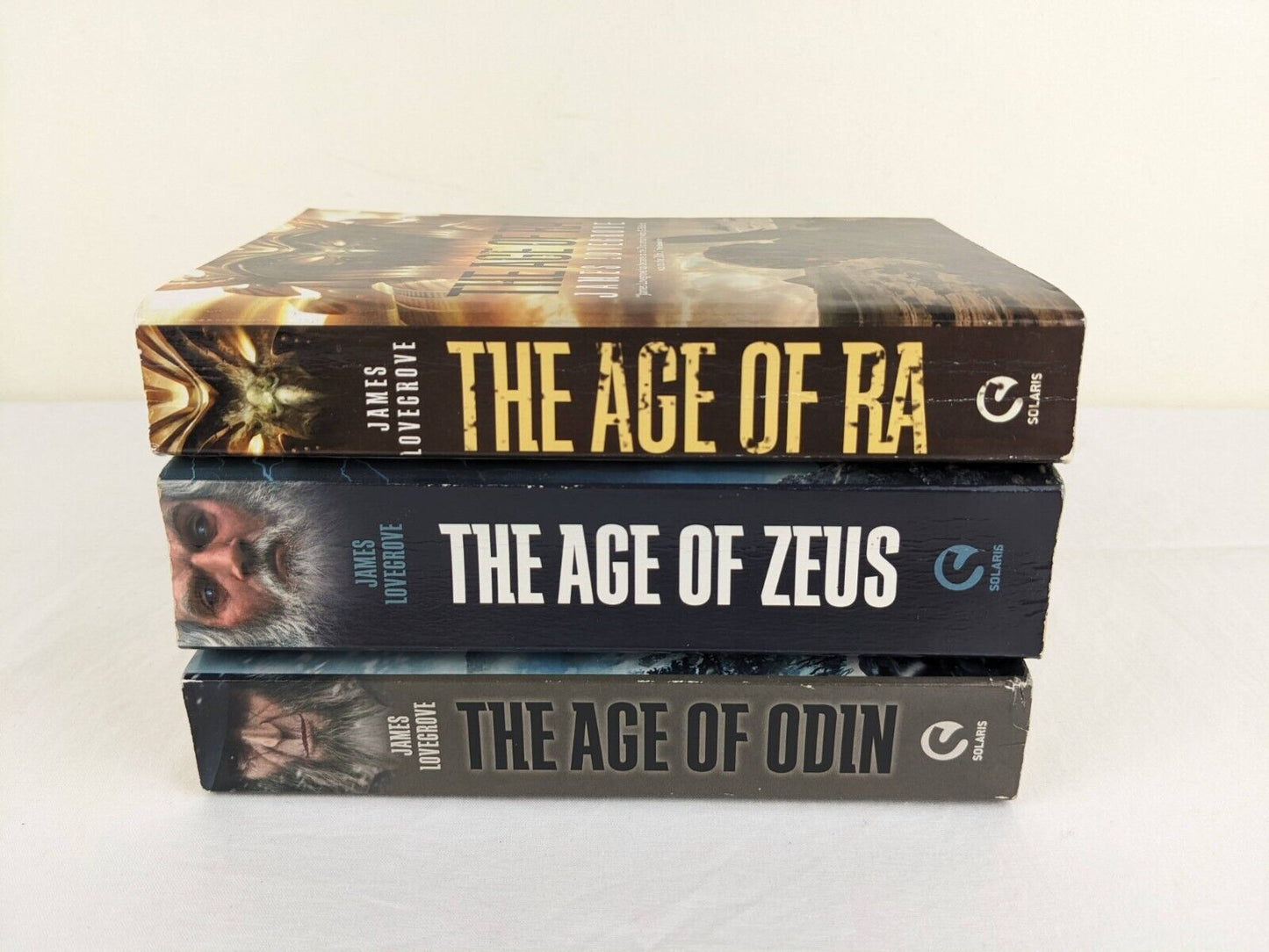 The age of Ra, Zeus & Odin by James Lovegrove 2009 Pantheon series