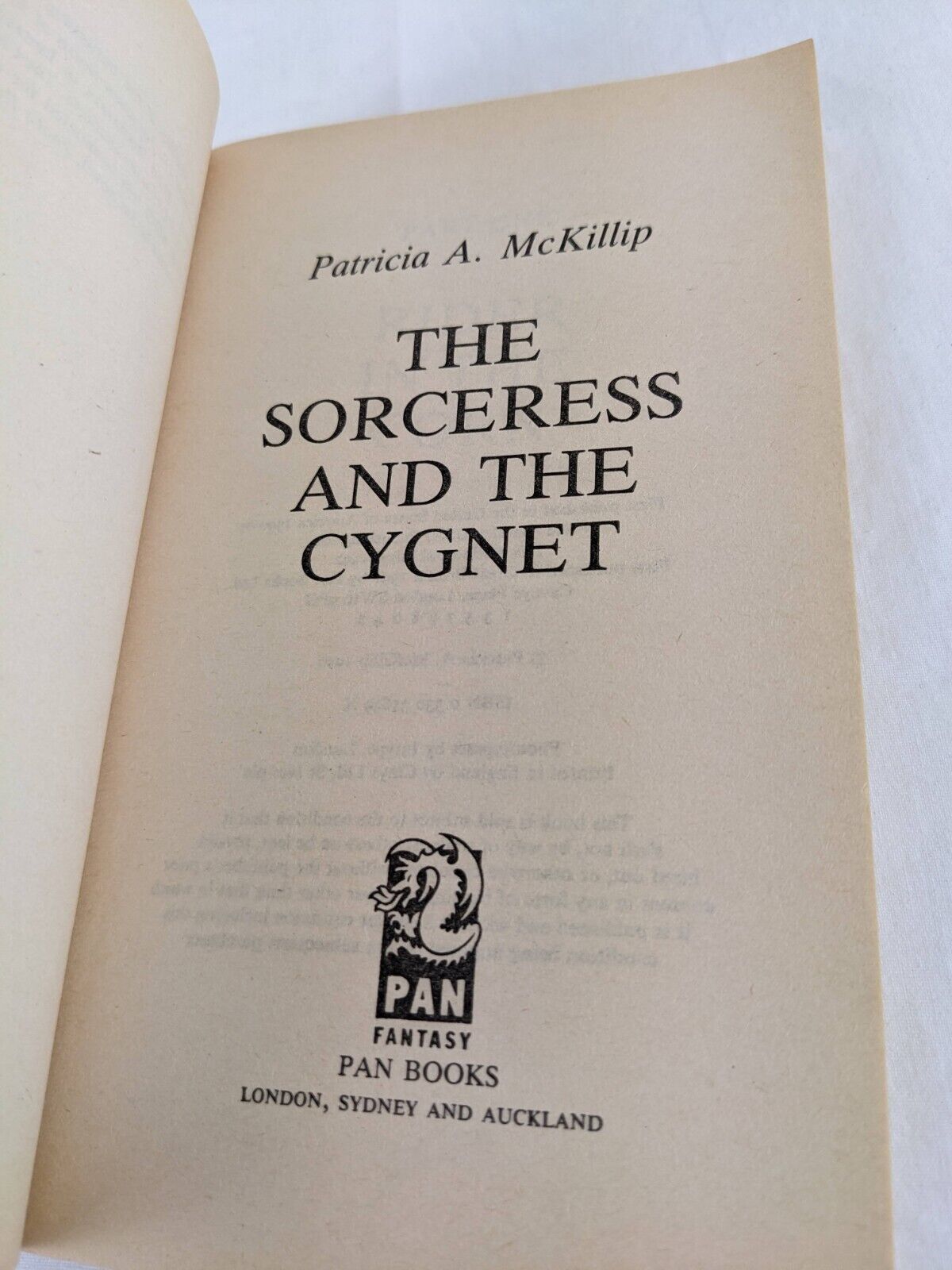 Cygnet Series by Patricia A. McKillip 1992 Sorceress & Firebird