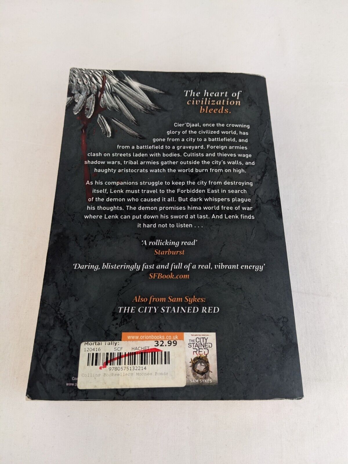 The mortal tally by Sam Sykes 2016 Bring Down Heaven