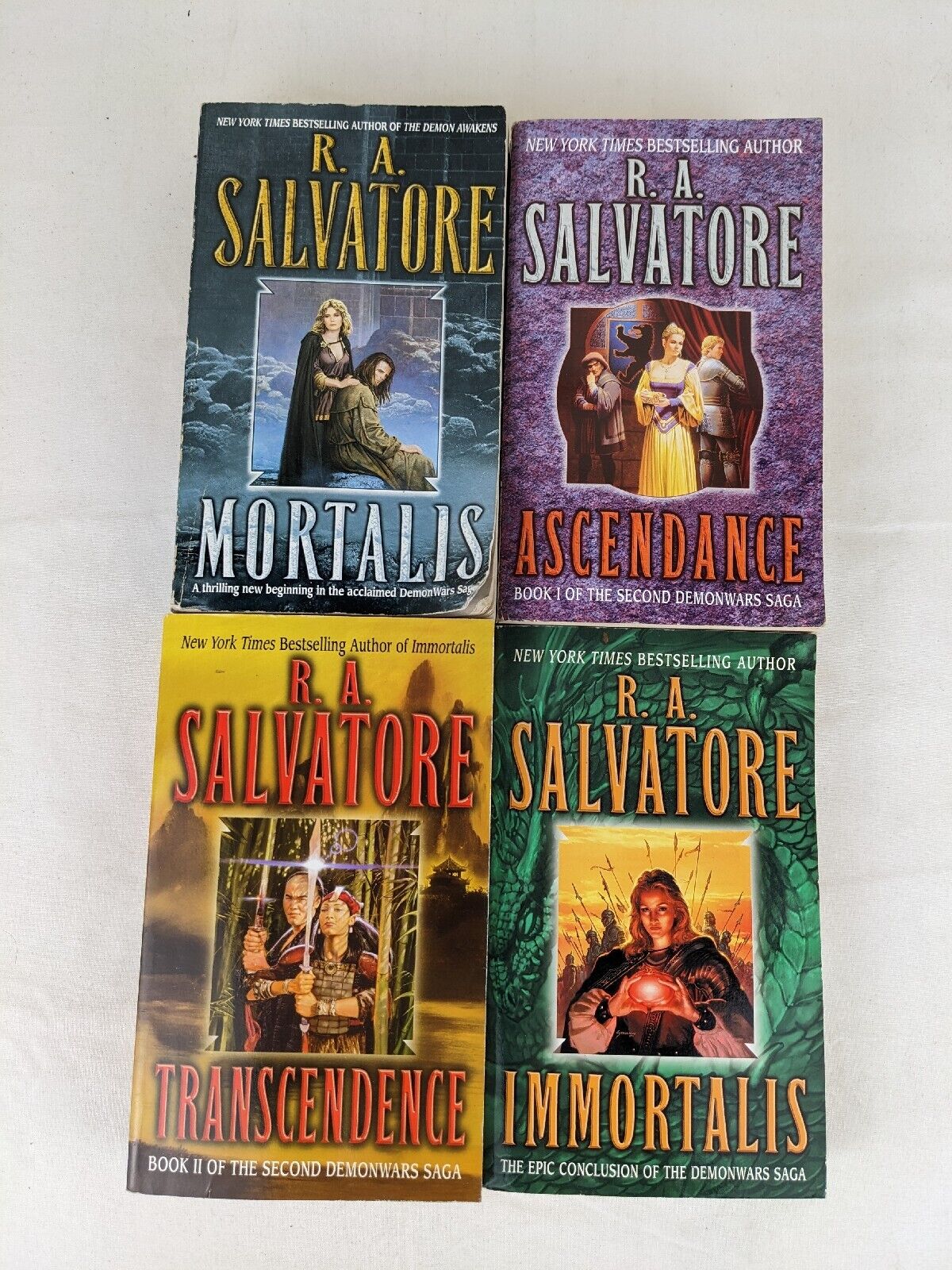The Second Demonwars Saga By R.A. Salvatore 2001 - mortalis, ascendance etc.