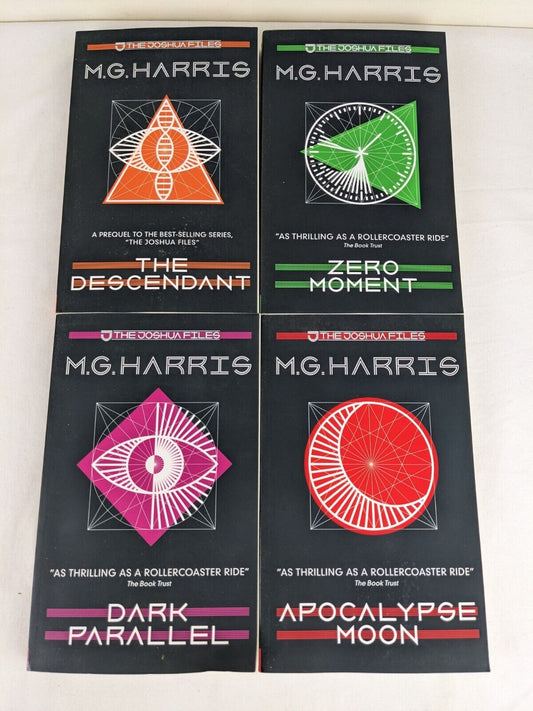 The Joshua Files x 4 by M.G. Harris 2012 Descendant Zero Parrallel Apocolypse