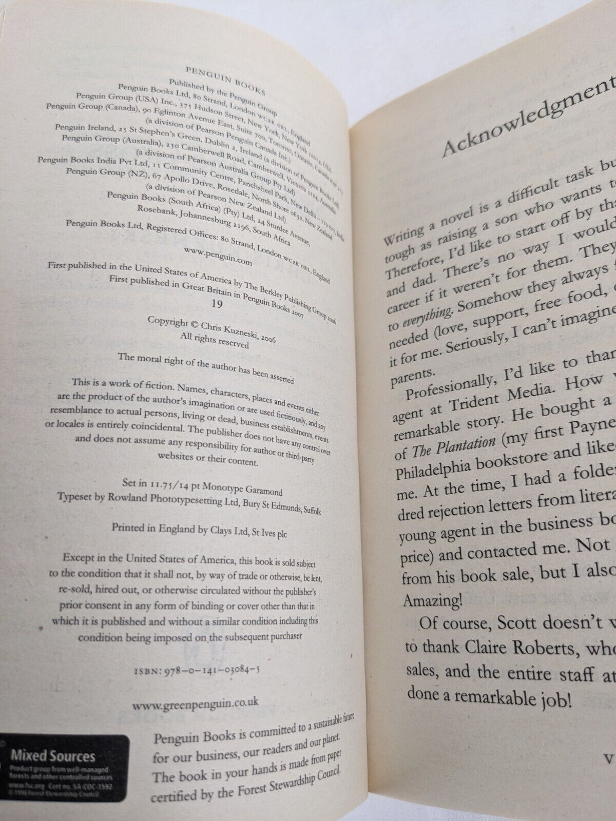Payne & Jones Series x 3 by Chris Kuzneski 2006 Cross, God & Throne