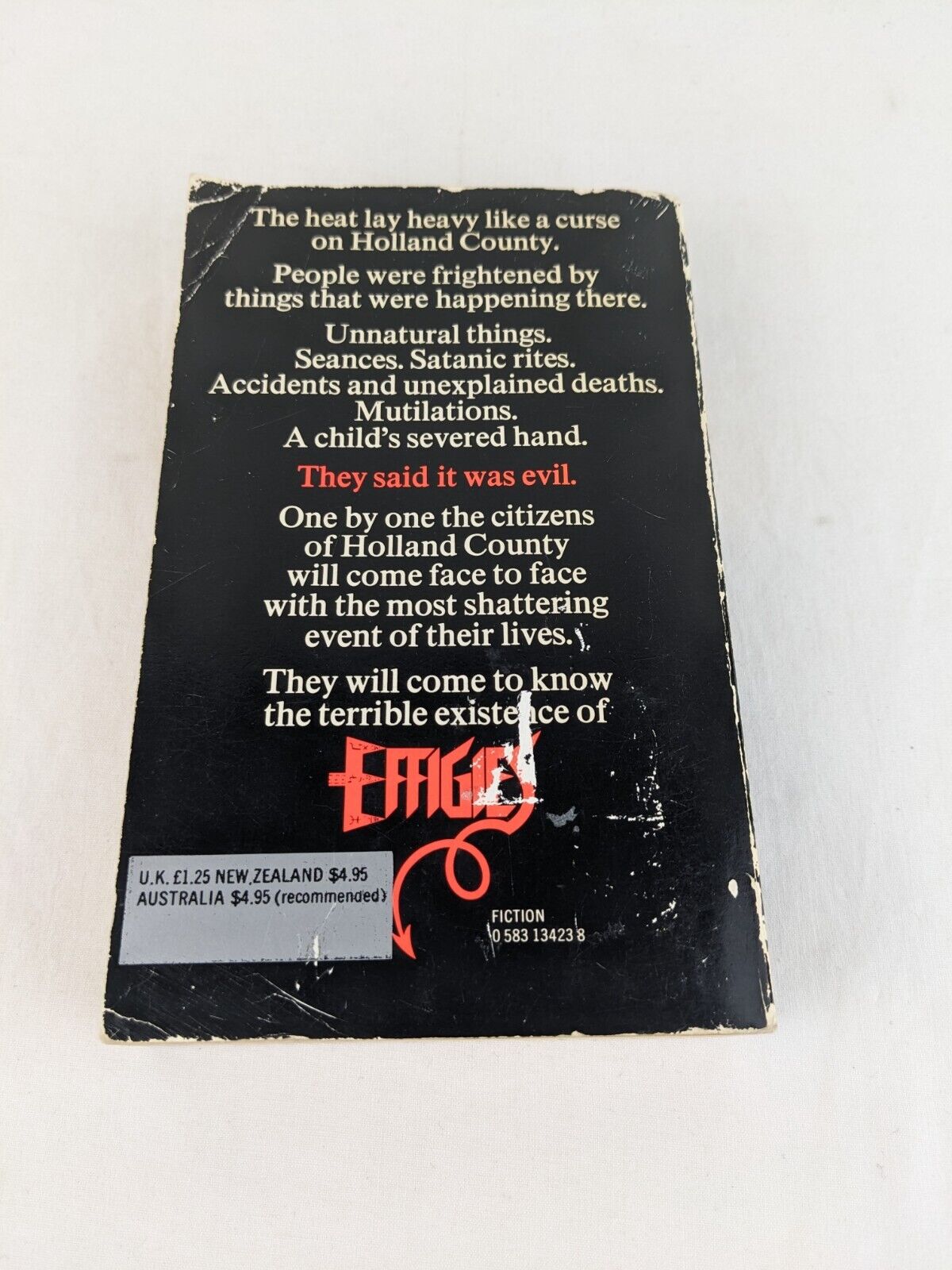 Effigies by William K Wells 1980 Horror