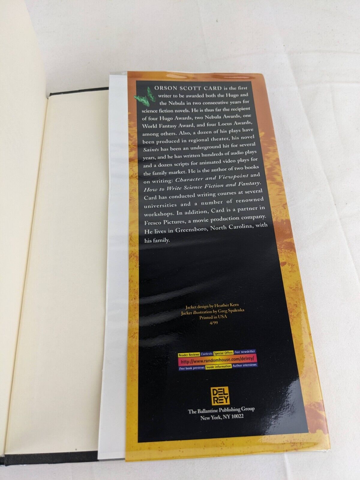 Enchantment by Orson Scott Card 1999 US First Edition Hardcover Fantasy