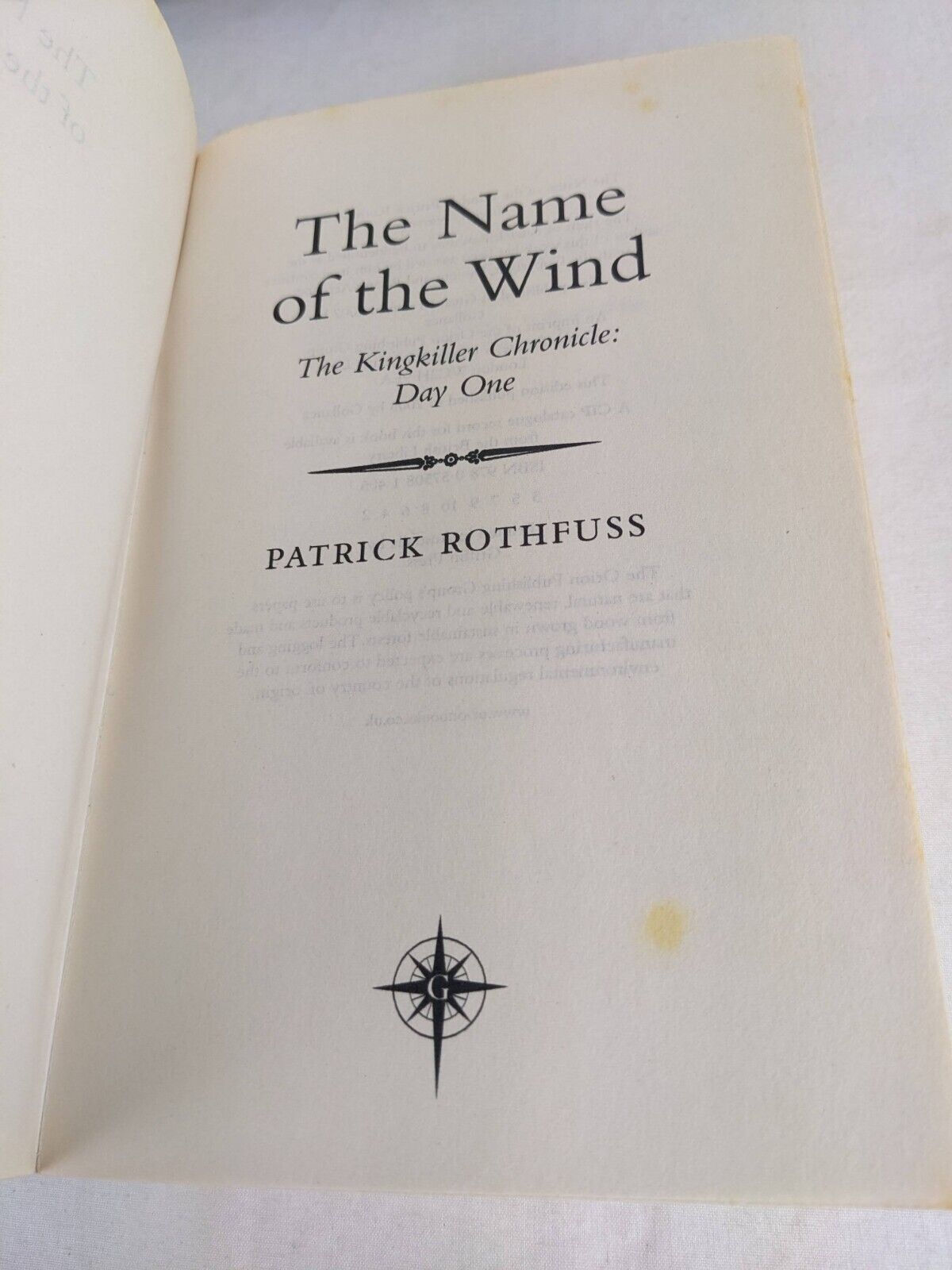 The Kingkiller Chronicle by Patrick Rothfuss - Name of the wind, Wise Man's Fear