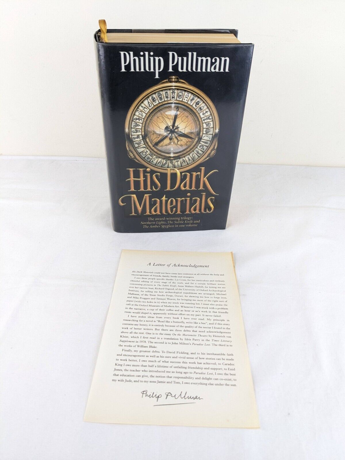 His Dark Materials Omnibus by Philip Pullman 2001 Hardcover