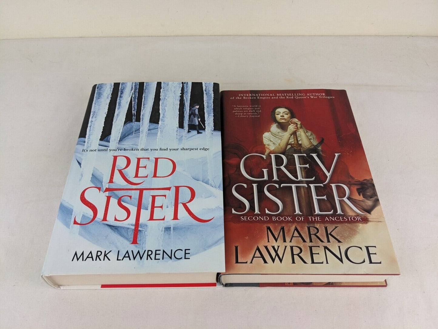 Red Sister and Grey Sister by Mark Lawrence 2017 Hardcover Book of Ancestor