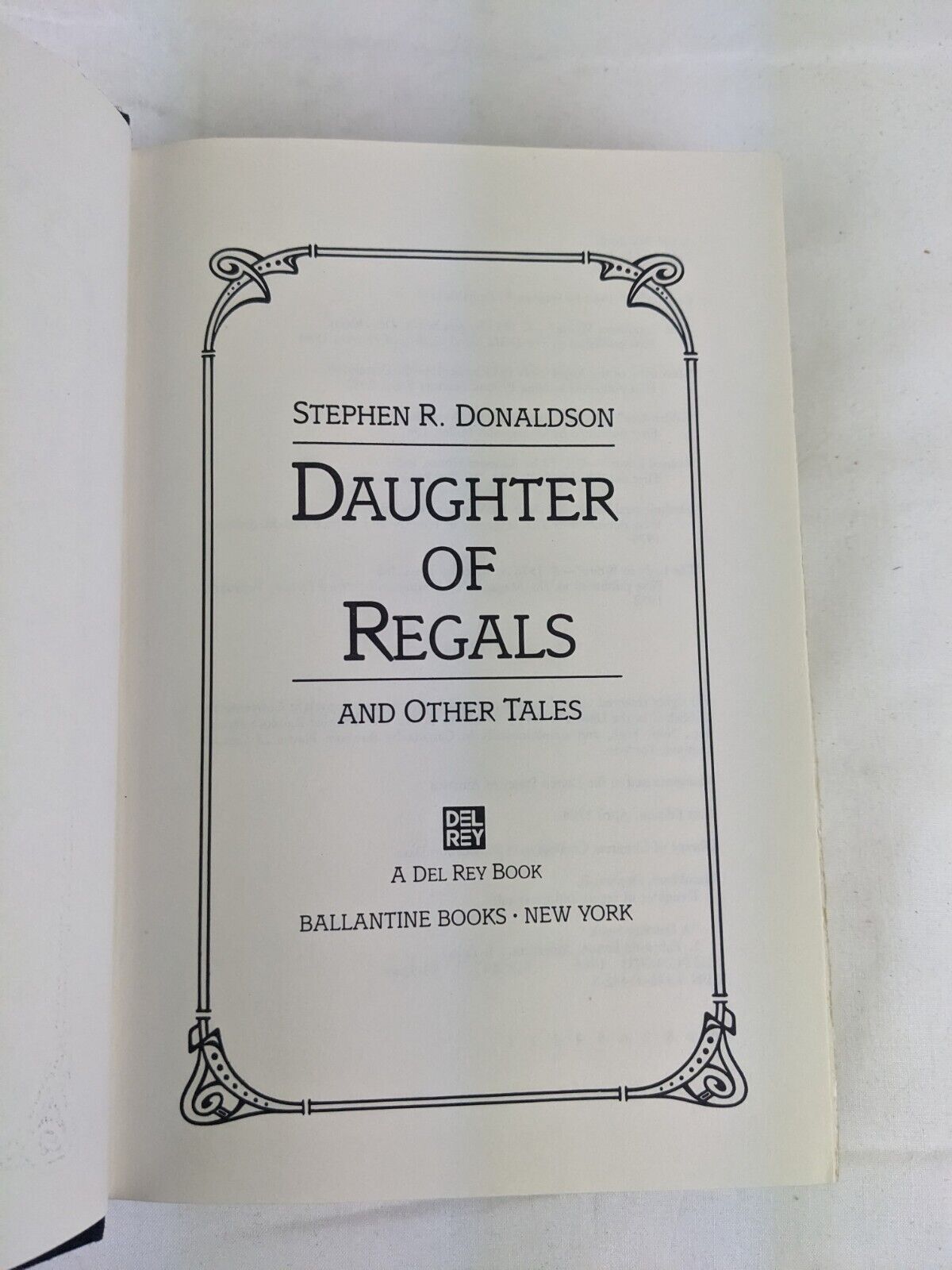 Daughter of Regals & Other tales by Stephen Donaldson US First edition 1984