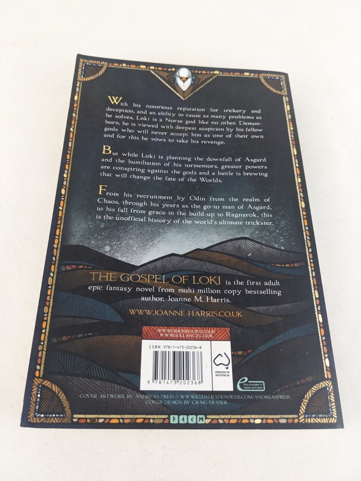 The gospel of Loki by Joanne M. Harris  2014