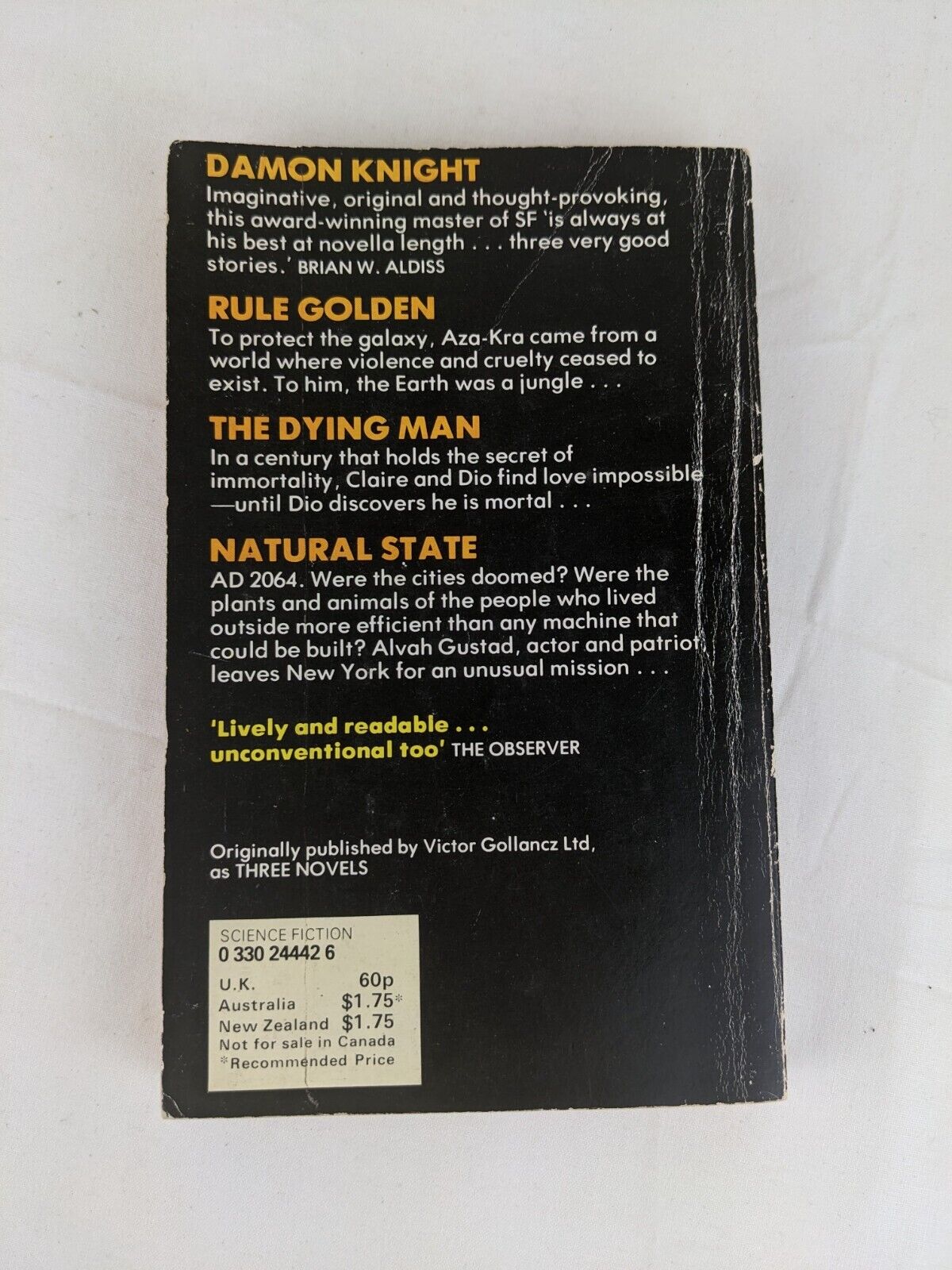 Natural State and Other Stories by Damon Knight 1975