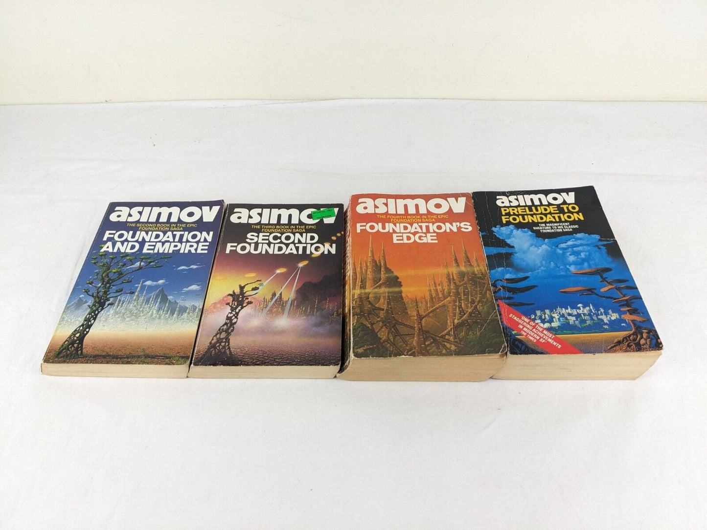 Foundation & Empire, Second, Foundation's Edge & Prelude by Isaac Asimov Grafton