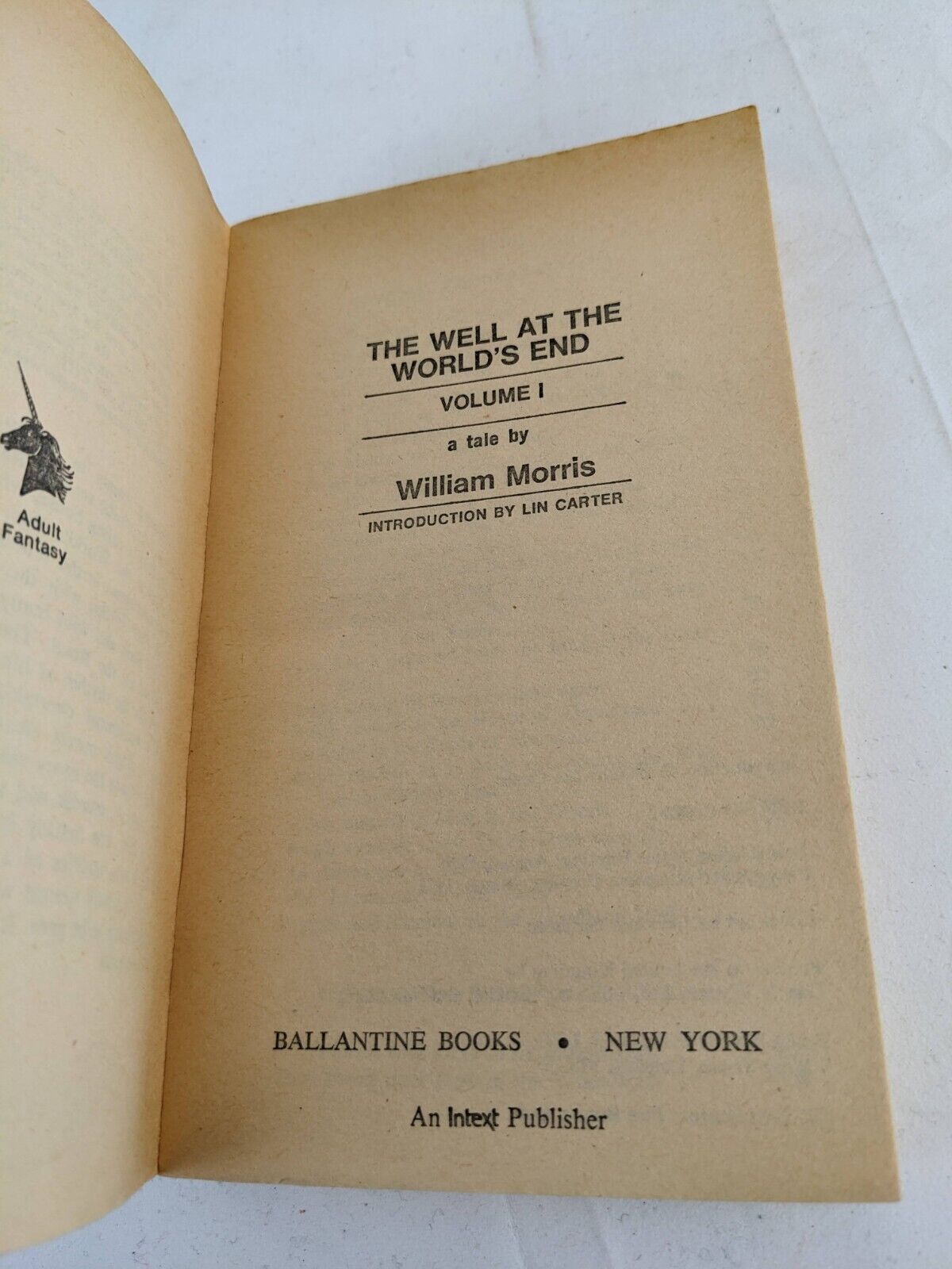 The well at the world's end by William Morris 1971 UK First Printing Volume 1/2