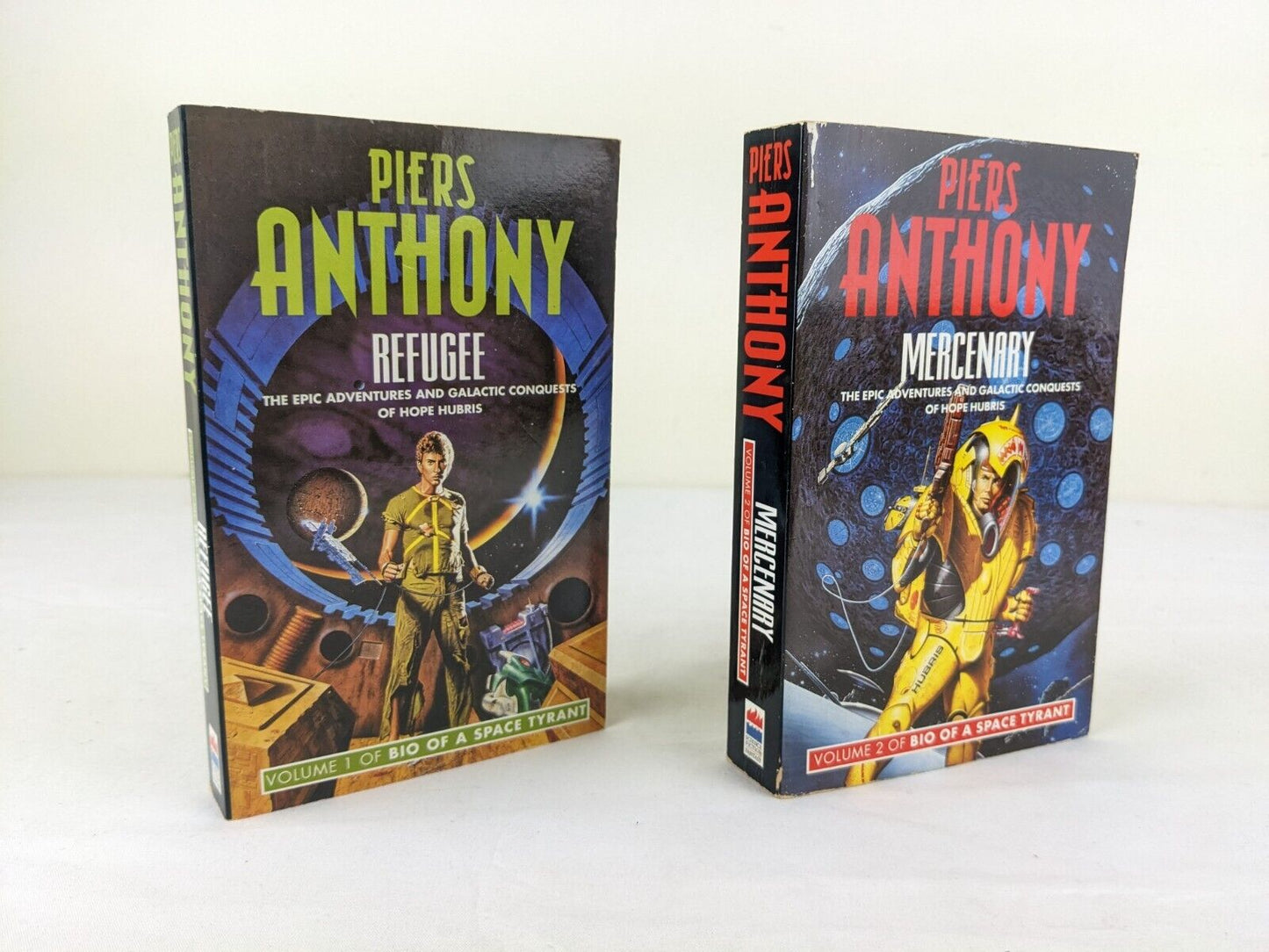 Bio of a space tyrant by Piers Anthony 1993 - Refugee & Mercenary