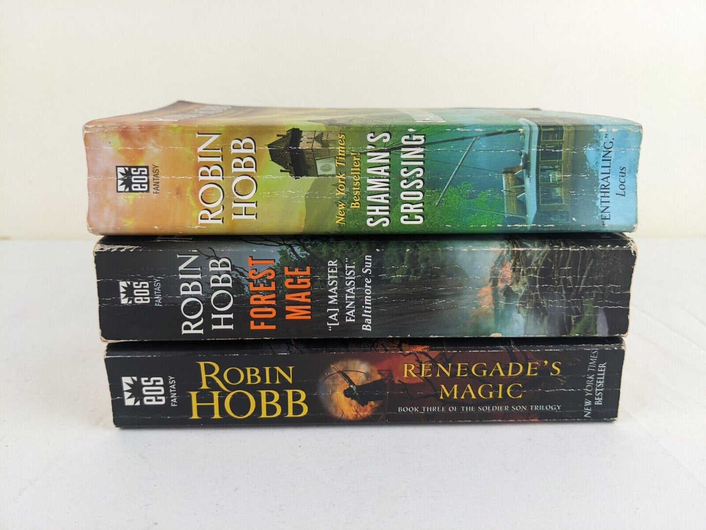 Soldier son trilogy by Robin Hobb 2006 Shaman's crossing Mage & Renegade's Magic