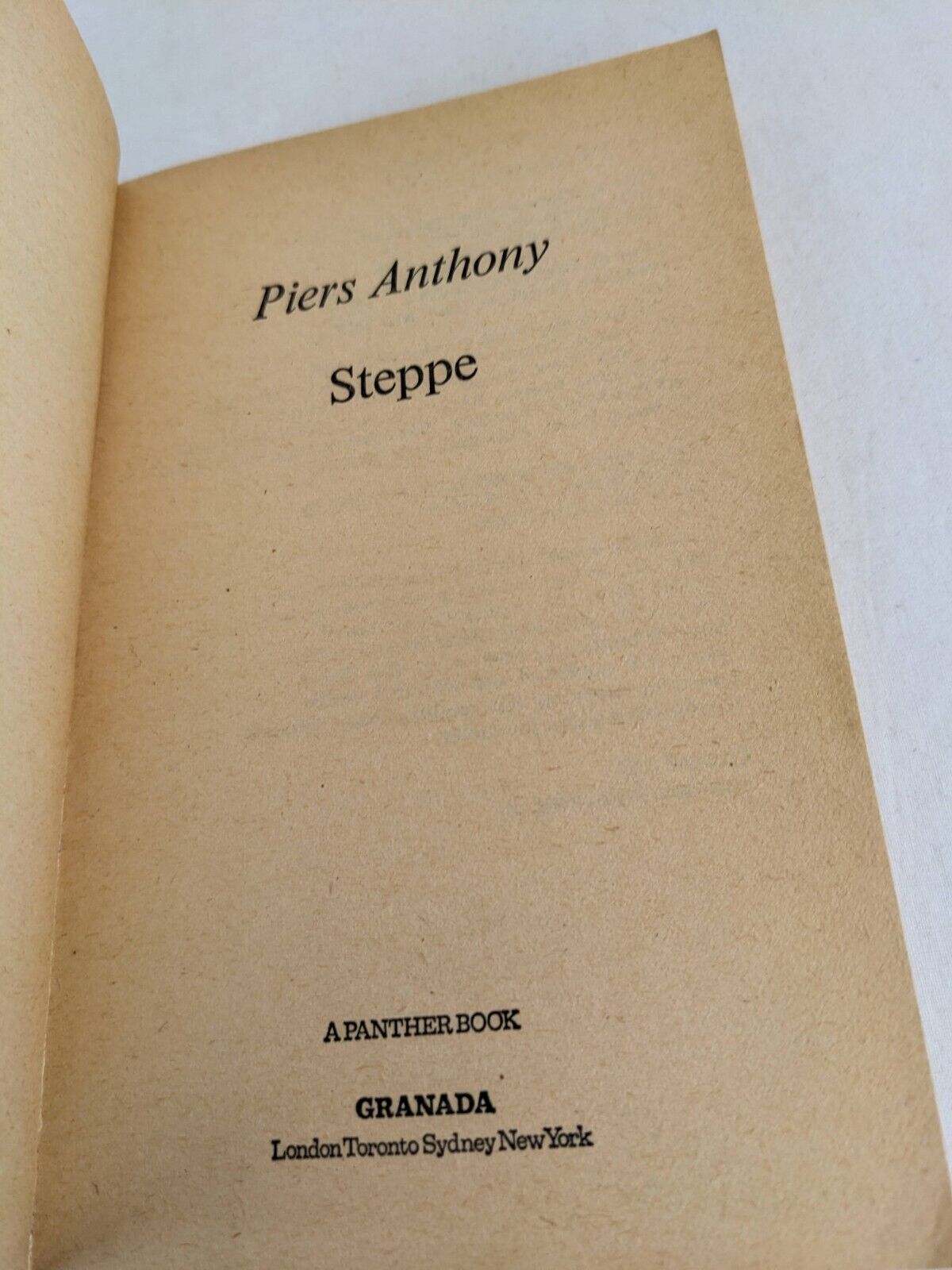 Omnivore 1977 & Steppe 1976 by Piers Anthony