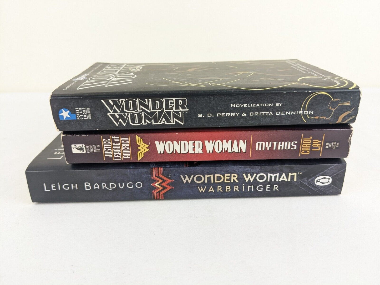 Wonder woman x 3 books - Warbringer, Wonder woman & Mythos - Bardugo, Perry, Lay