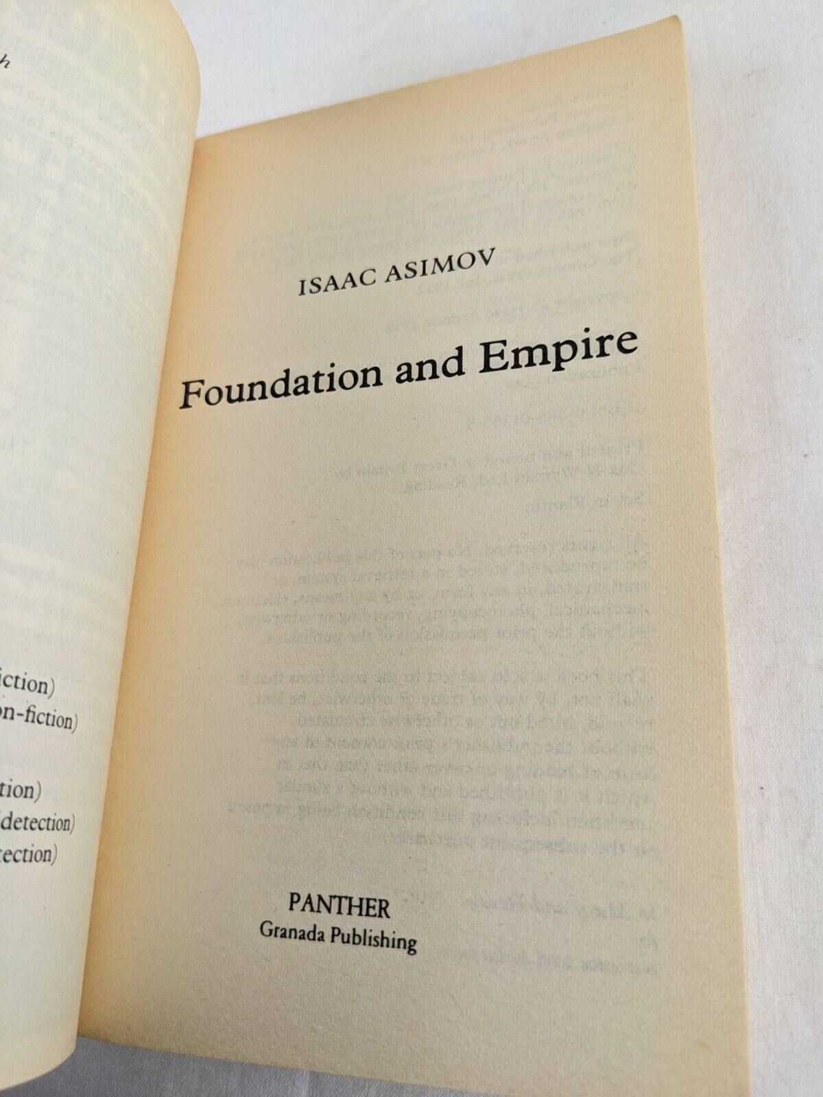 Foundation & Empire, Second, Foundation's Edge & Prelude by Isaac Asimov Grafton