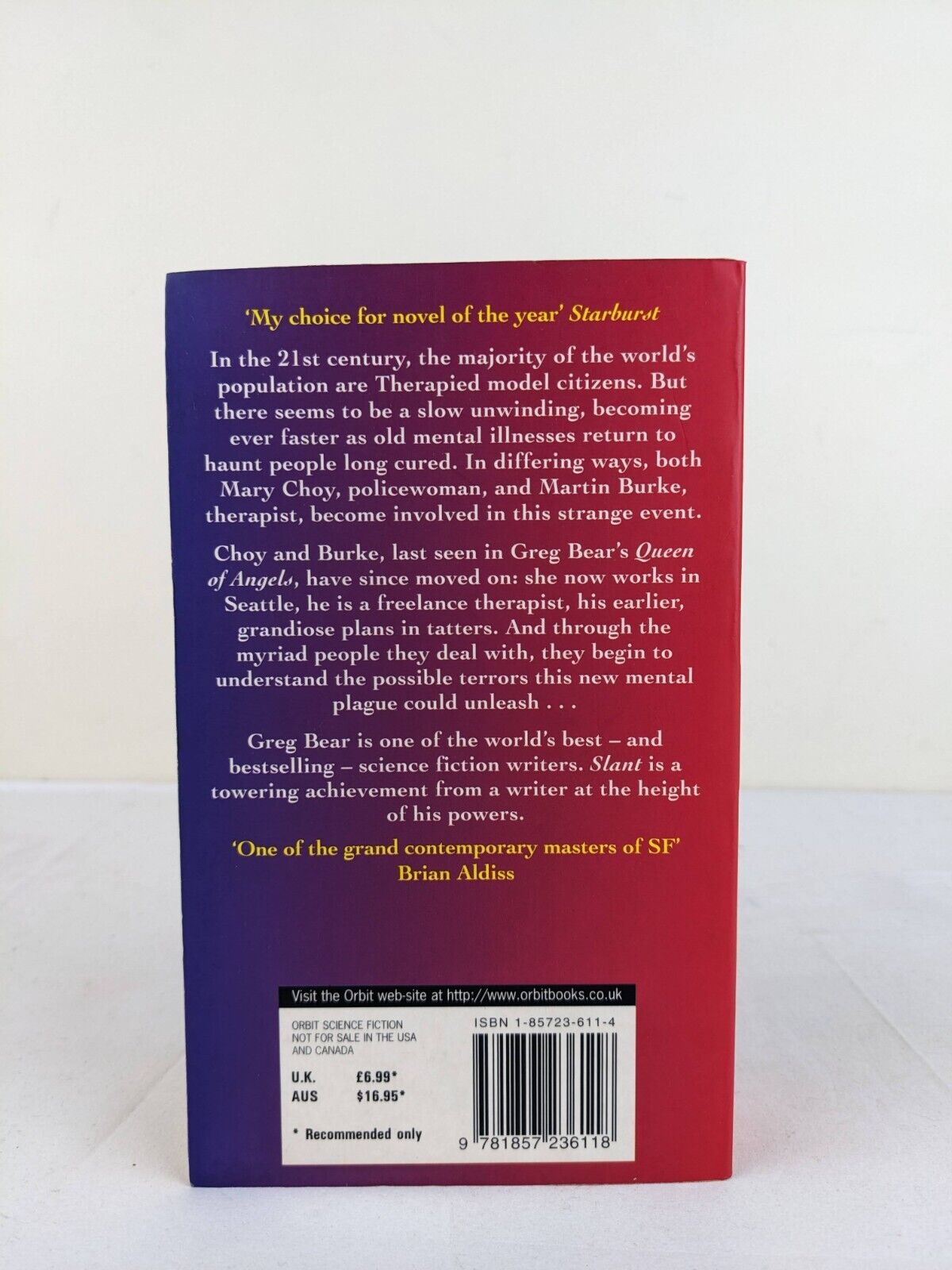 Slant by Greg Bear 1998 Queen of angels