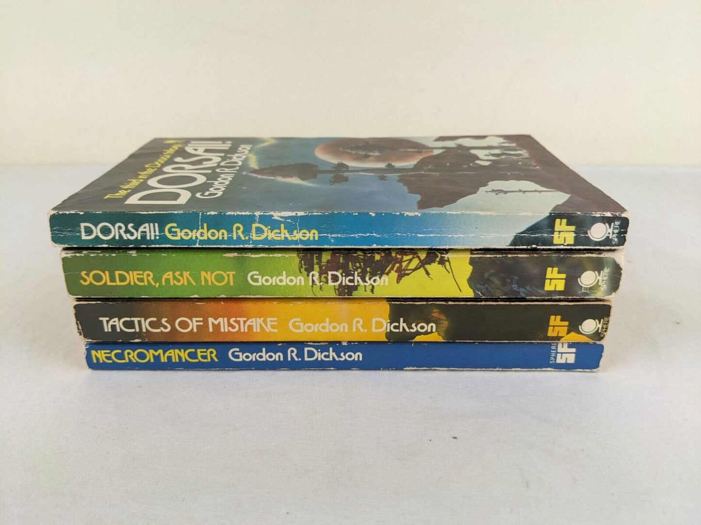 Gordon R. Dickson x4 Dorsai, Solder, Tactics & Necromancer 1975