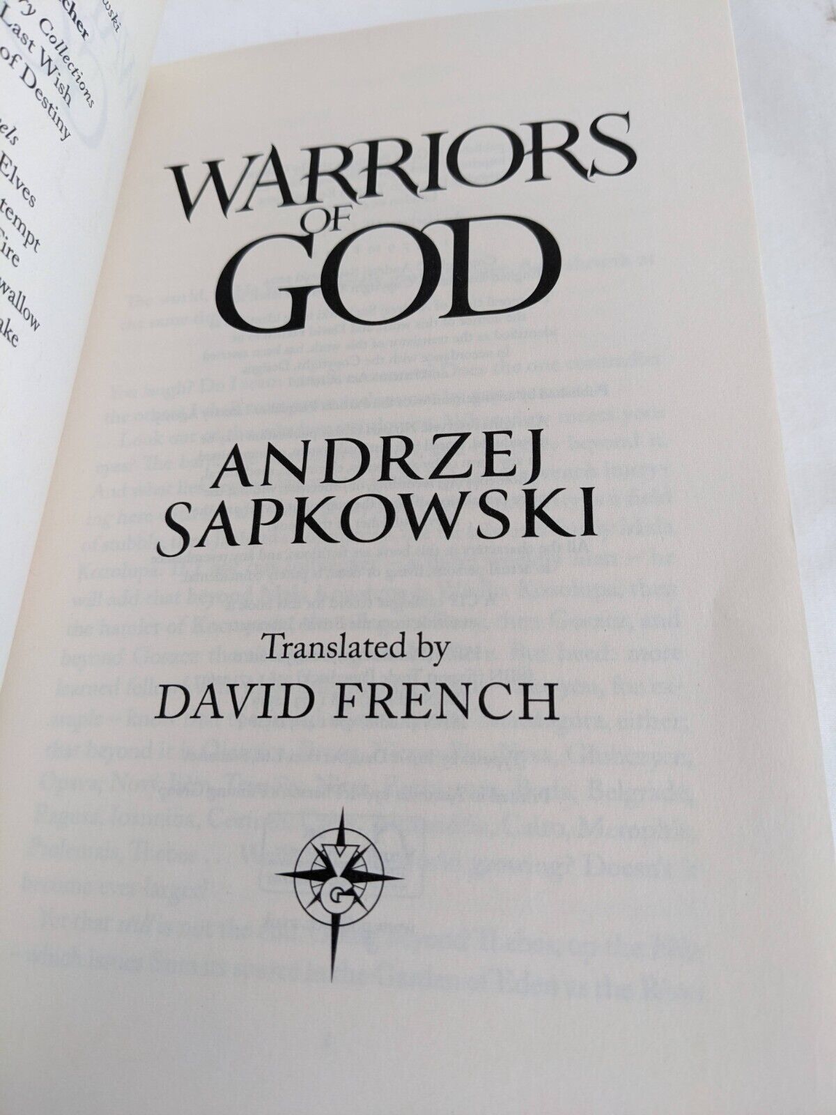 Warriors of god by Andrzej Sapkowski 2004 Hussite Trilogy