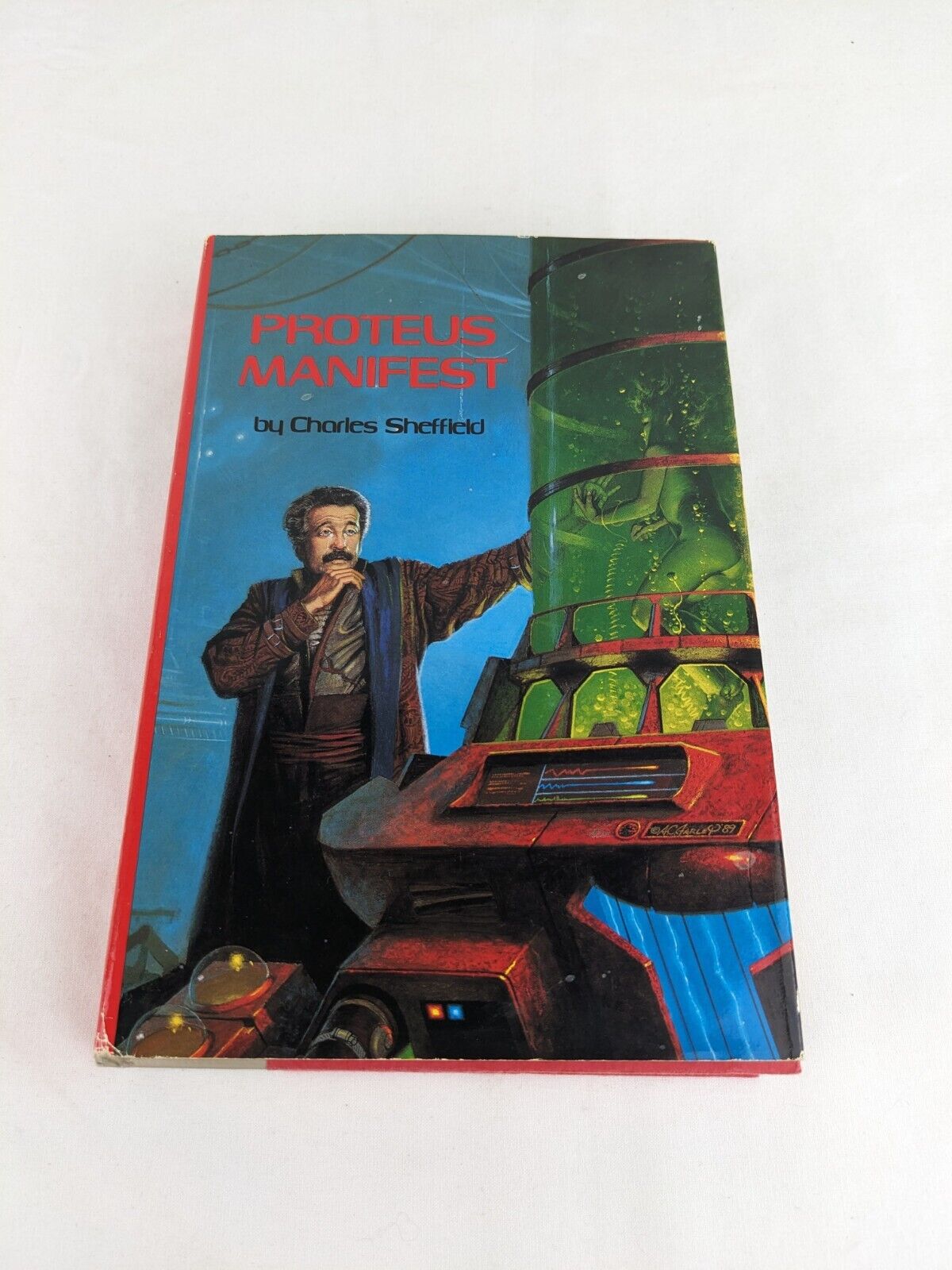 Proteus Manifest by Charles Sheffield 1989 Hardcover Sight & Unbound