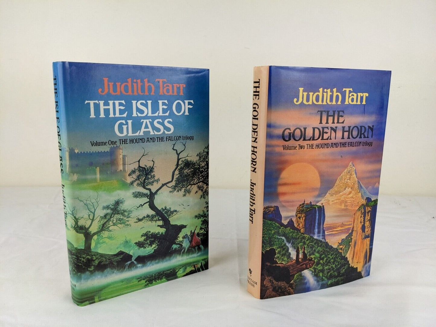 The hound and the falcon by Judith Tarr The isle of glass The golden horn 1986