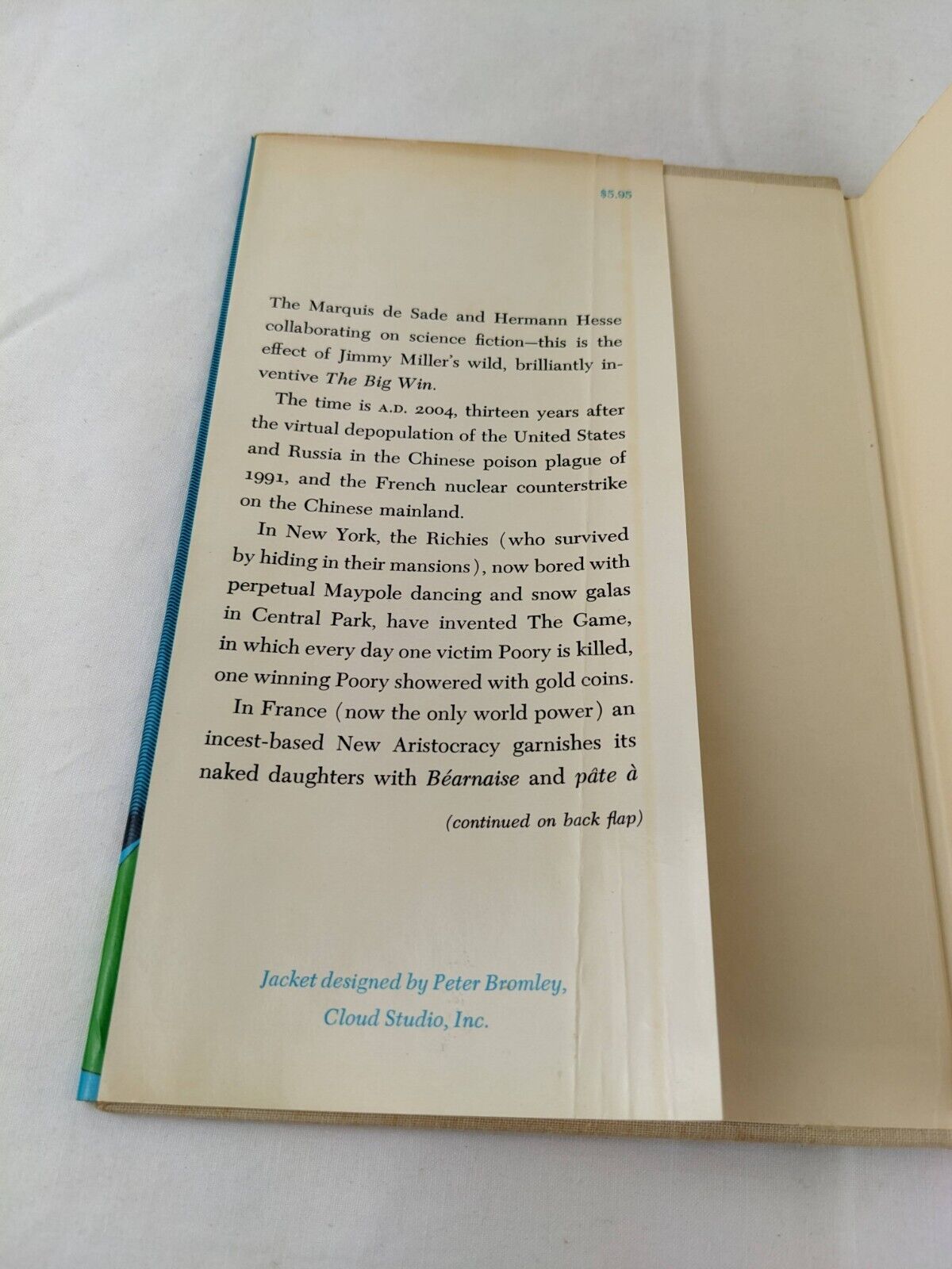 The big win by Jimmy Miller 1969 First Edition Hardcover