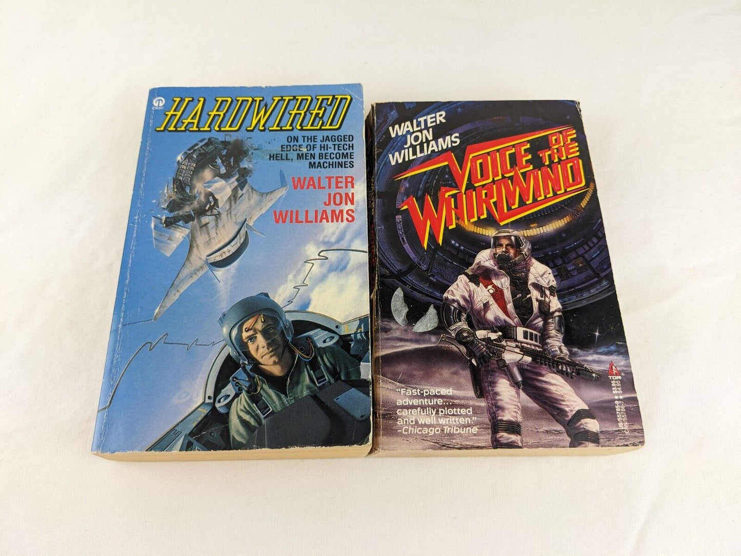 Hardwired & Voice of the whirlwind by Walter Jon Williams 1987