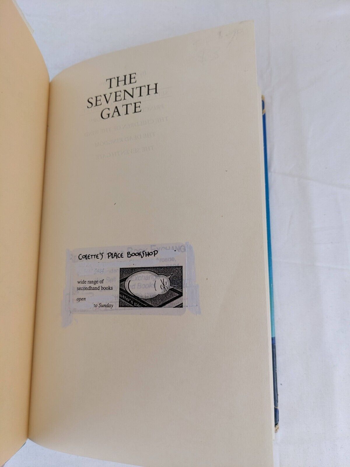 The seventh gate - Seven Citadels: Part 4 by Gerladine Harris hardcover 1984