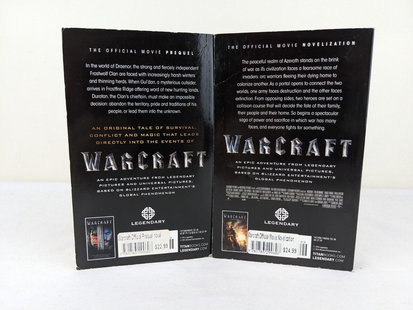 Warcraft official movie novelization & prequel Durotan by Christie Golden 2016