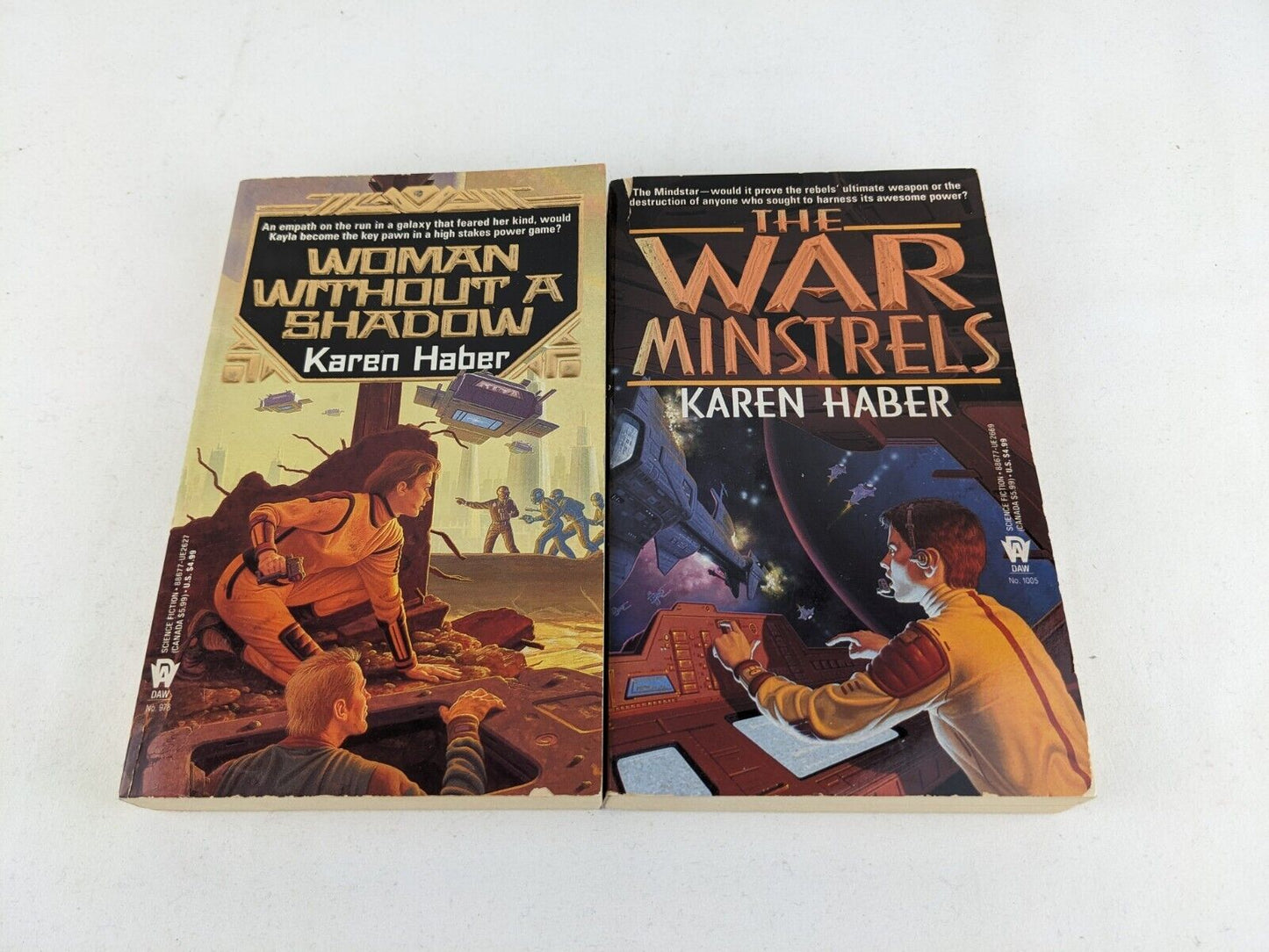War Minstrels by Karen Haber 1995 Woman without a shadow & War Minstrels