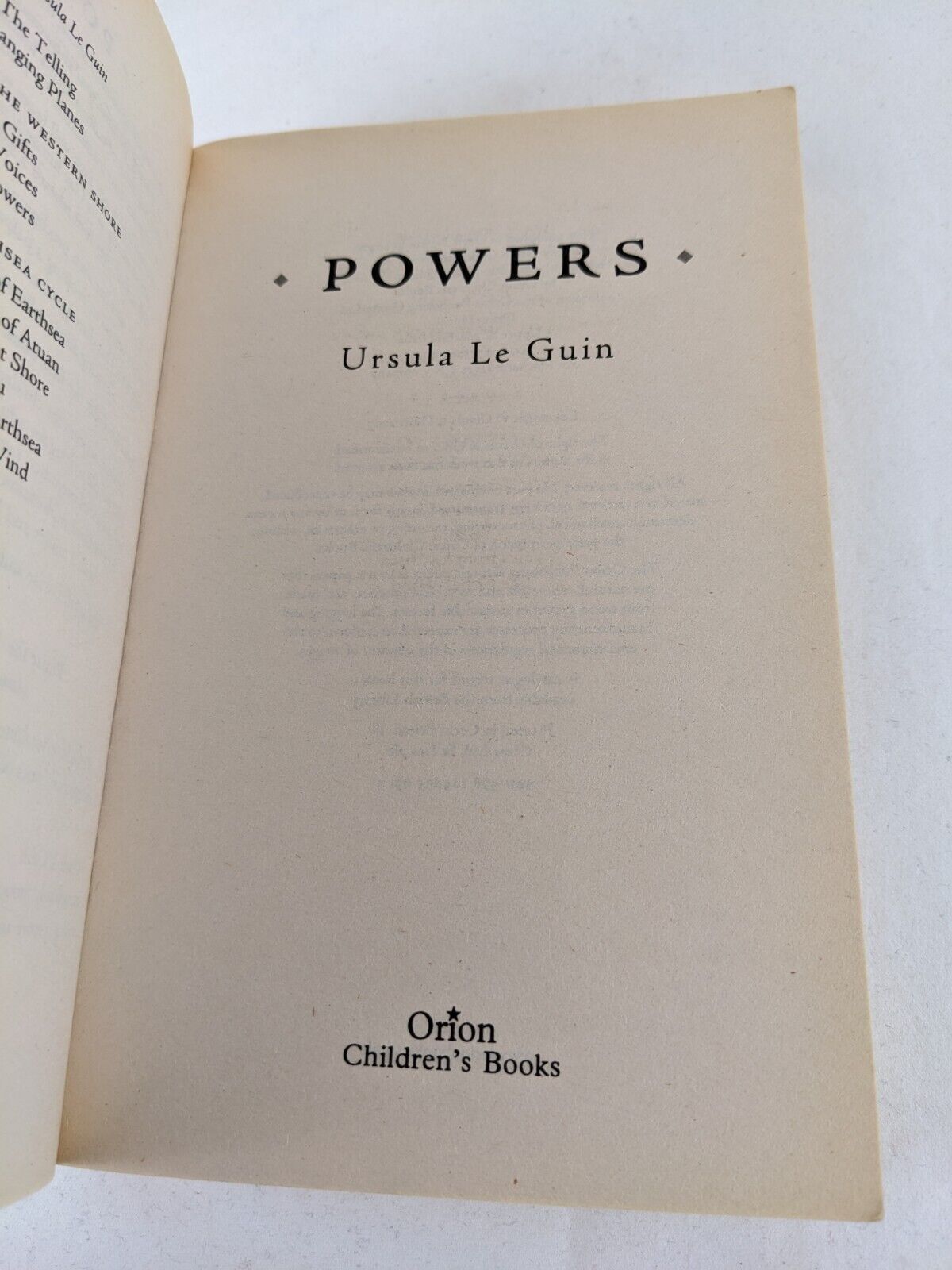 Annals of the Western Shore by Ursula Le Guin 2007 Voices & Powers